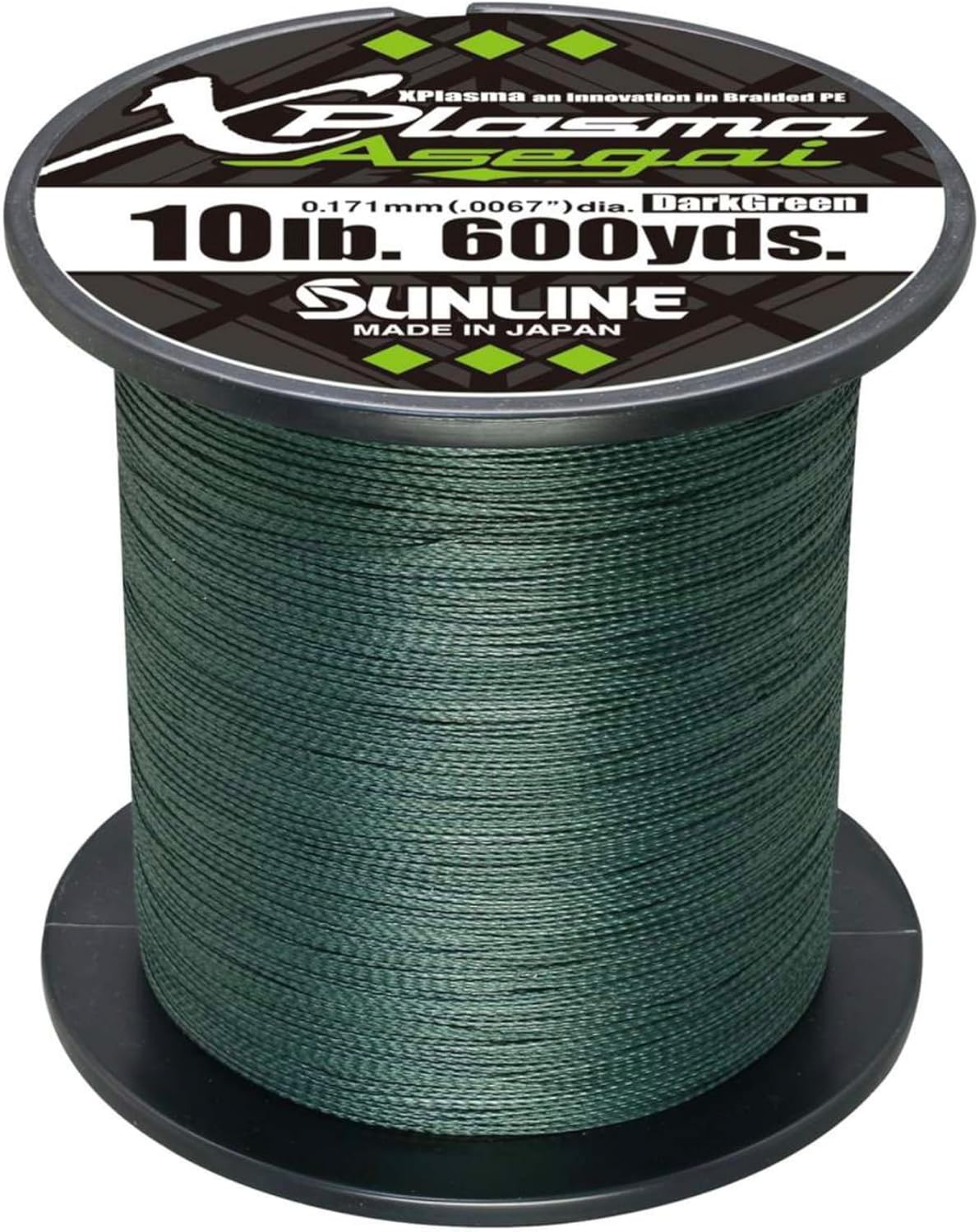 Sunline Xplasma Asegai 30LB 600 yd Dark Green