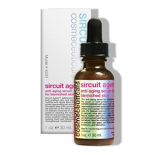 Miniatura 1 de Sircuit Skin SIRCUIT AGENT+ Suero antienvejecimiento para piel manchada  Tratamiento facial con ácido láctico, ácido salicílico + aceites esenciales