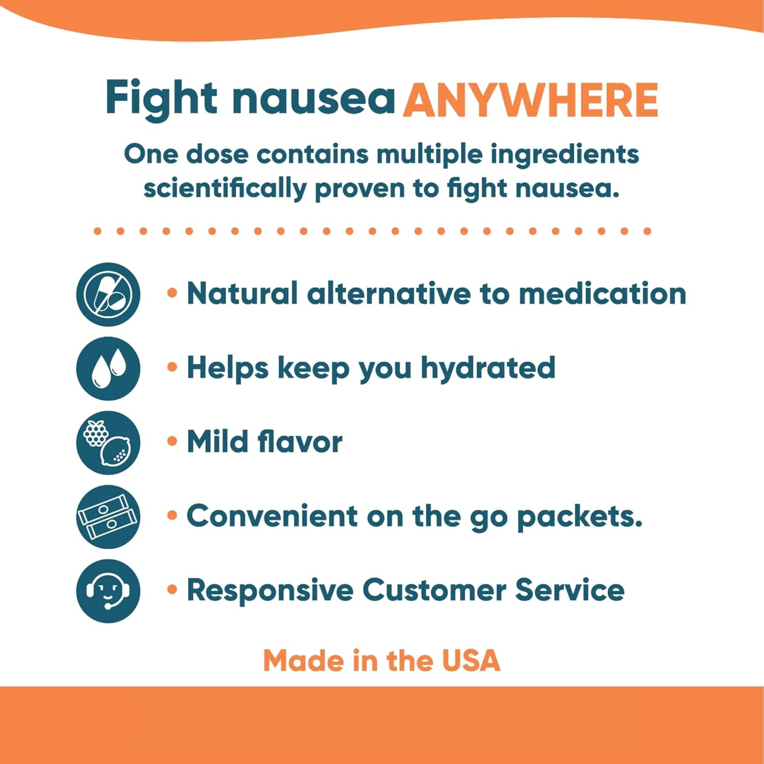 Morning Sickness and Nausea Support for Pregnancy, Drink Mix with Vitamin B6 and Magnesium, Citrus and Ginger Flavor