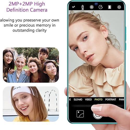 Miniatura 2 de ciciglow Teléfono inteligente, 1+8GB Dual Card Dual Standby Smartphones, batería de iones de litio recargable de 2100 mAh incorporada compatible con