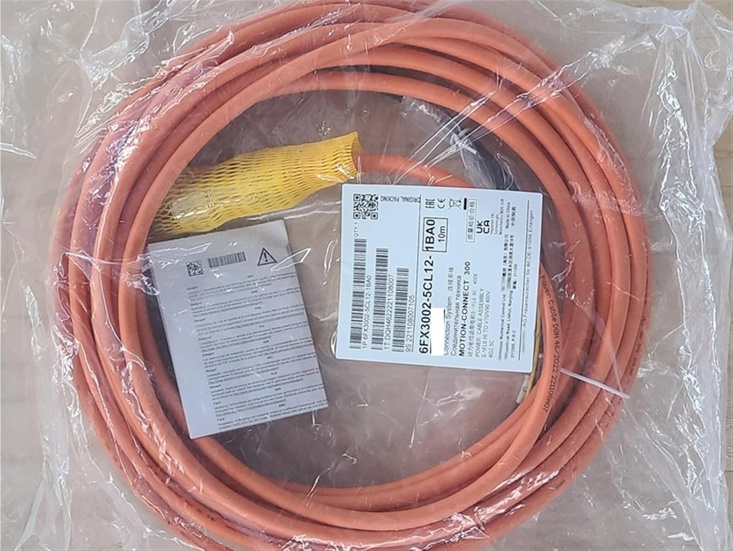 V90 Servo Power Cable 6FX3002-5CL12-1AD0 6FX3002-5CL12-1AF0 6FX3002-5CL12-1BA0(6FX3002-5CL12-1BF0)