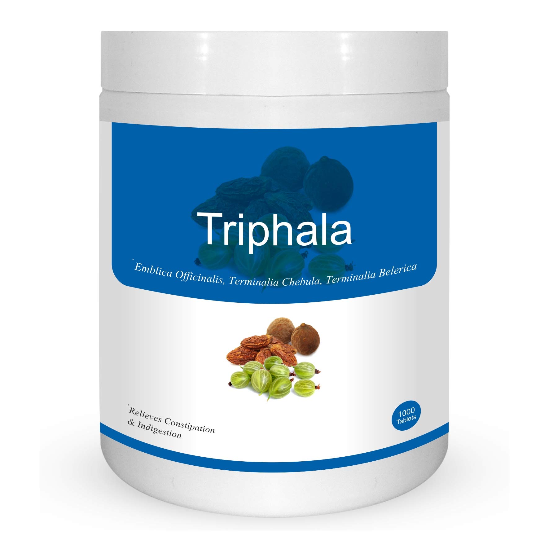 Herb Essential Triphala Tablets, 500 Mg, 1000 Tablets | An Ayurvedic Formulation | Promotes Healthy Guts & Healthy Digestive System (B081WTMPCF) Amazon Price History, Amazon Price Tracker
