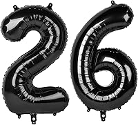 Vista 423 de Globos con números con estampado de vaca, globos de 40 pulgadas del número 0-9 (cero-nueve), globo de vaca para suministros de fiesta de cumpleaños