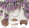 DIY Crafts Natural Grapevine Twig Garland Wreaths Decor 15-Feet for Wedding House Holiday Door Wall Decor (3PCS Green) #3