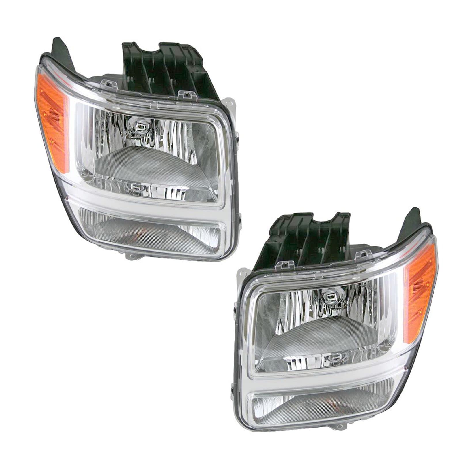 Amazon.com: AM Autoparts Headlight Assembly Set Headlights Driver 