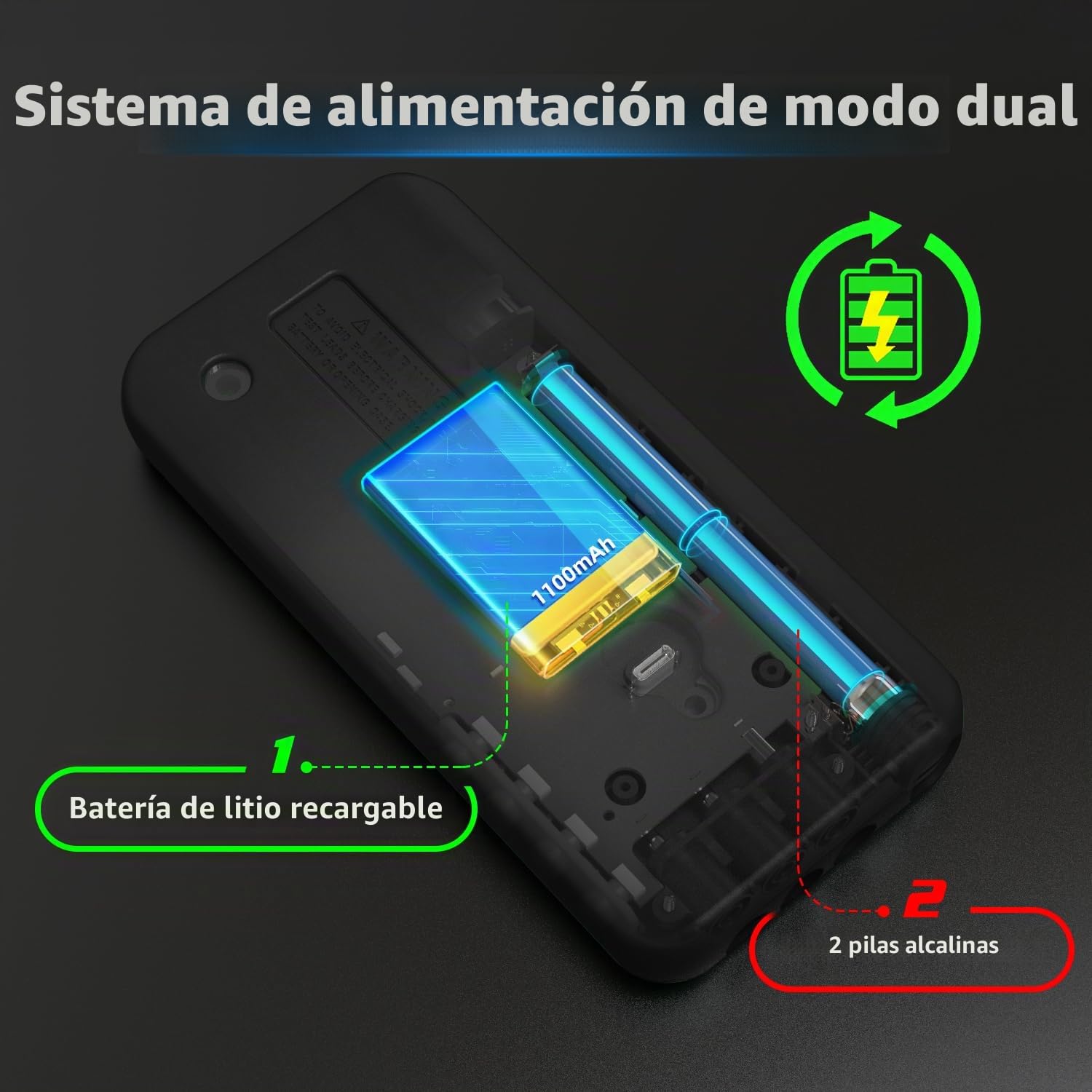BSIDE Multímetro Digital Inteligente con Termómetro IR 12:1 Probador de Diodos Alta Tension 9999 Cuentas Medidor de Corriente Eléctrica Polímetro de Doble Alimentación para HVAC LED Coche Electrónica