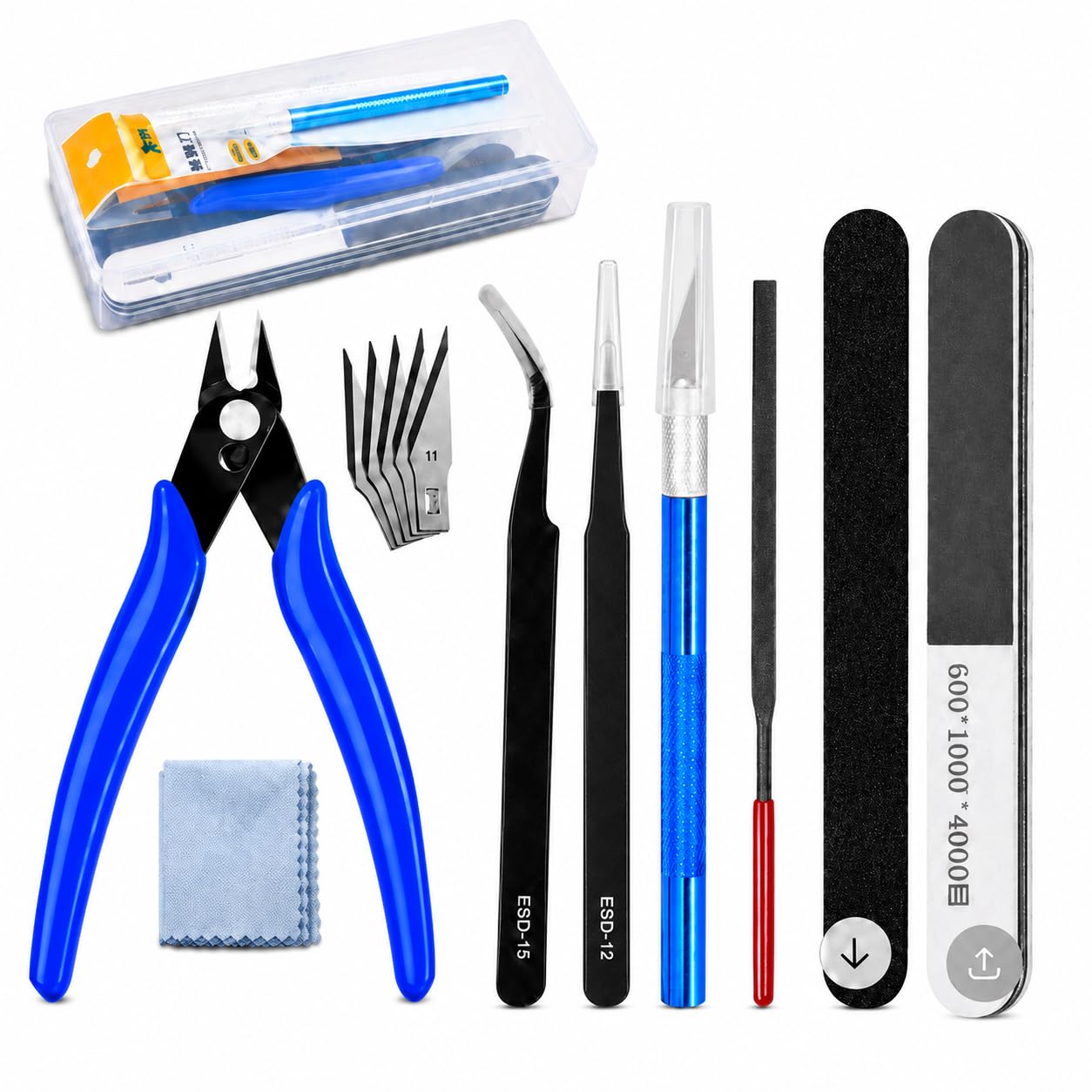 14Pcs Model Tools Kit for Gunpla Model Building Hobby Tools Set