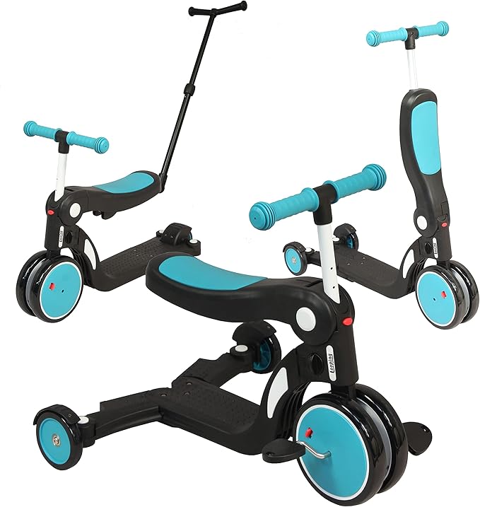 Looping SCOOTIZZ Draisienne Evolutive 5 en 1 / Tricycle Bébé Évolutif