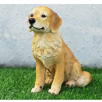 Amazon.co.jp: JAnjiaLxY 置き物 犬像 ワンちゃん 田園風