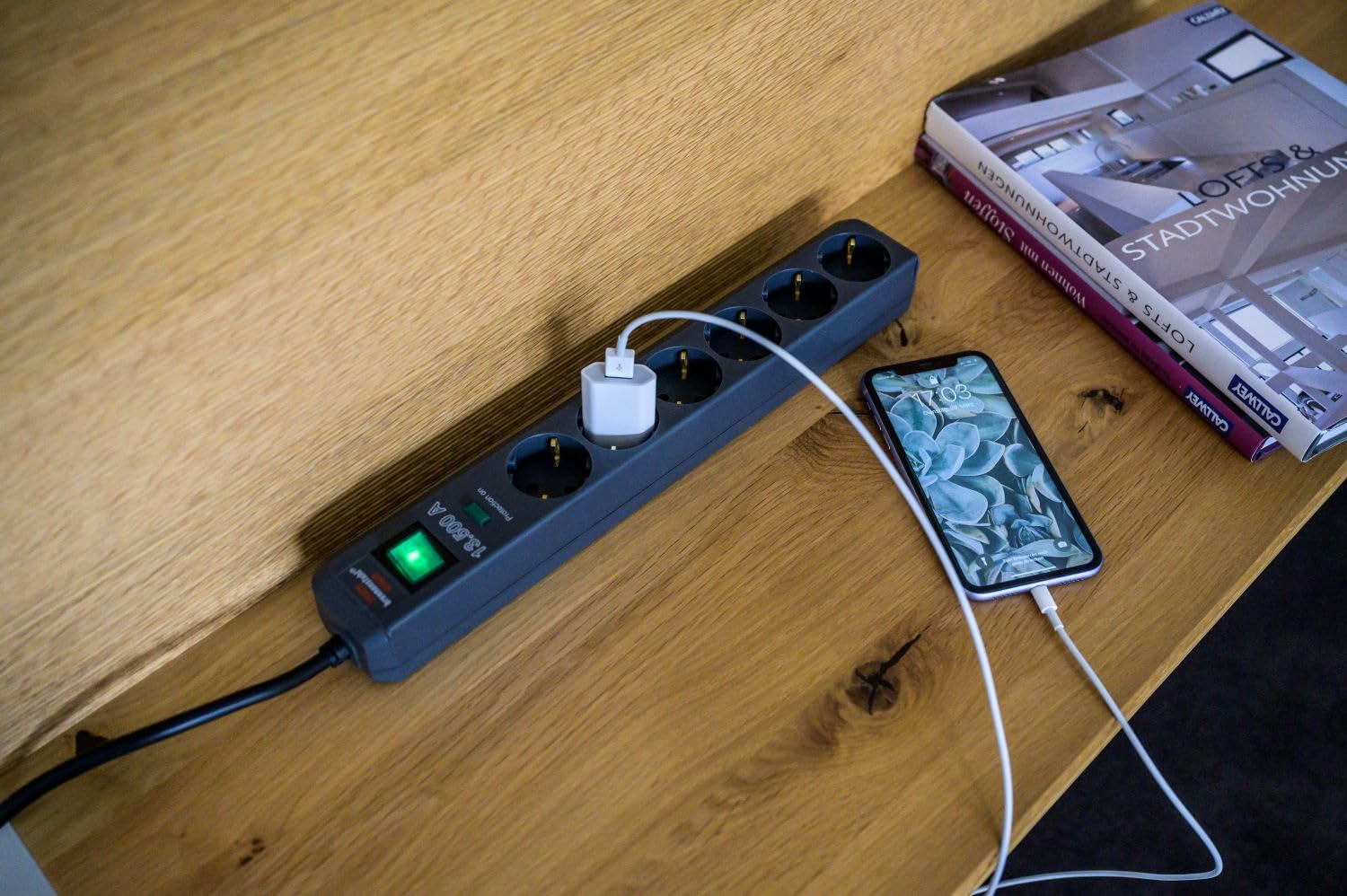 Brennenstuhl Eco-Line Steckdosenleiste 6-Fach mit  