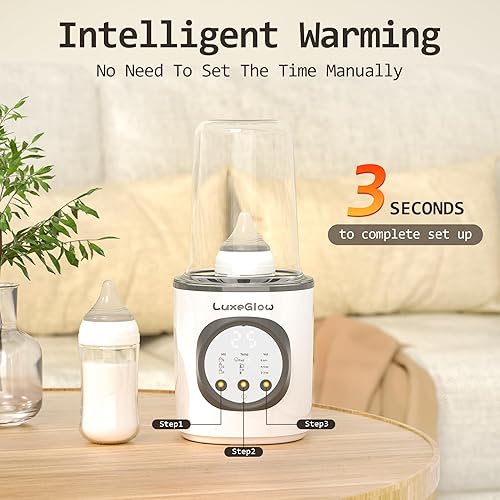 Miniatura 3 de Calentador rápido de biberones para leche materna y fórmula, funcionalidad 10 en 1, calentamiento inteligente, control preciso de temperatura,