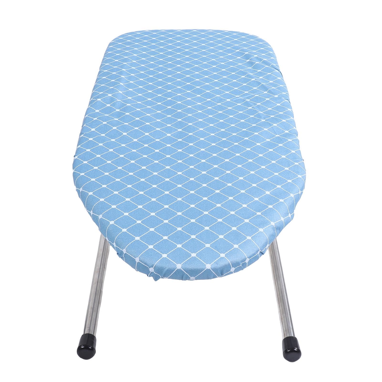 Tabla de planchar de mesa, mini tabla de planchar plegable con cubierta extraíble, resistente al calor, estable, resistente para lavandería, apartamentos, dormitorios, acero