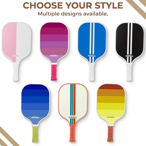 Vista 7 de Brooklyn Pickleball Co. – Carbon Fiber Pickleball Paddles – USAPA Approved, Honeycomb Core, Cushioned Grip, Lightweight Design – Single Paddles &