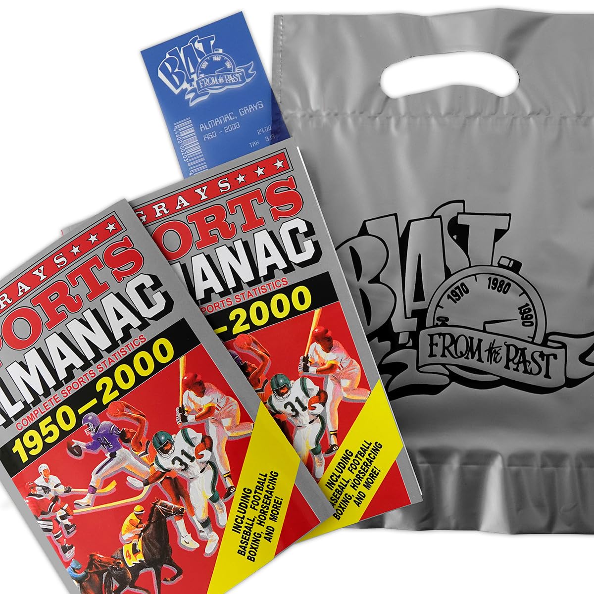 Generisch Retour vers le futur Grays Sport Almanach avec étui et sac d'argent