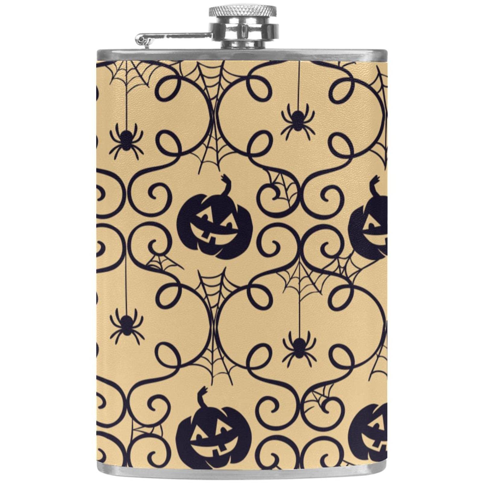 Flasque pour liqueur citrouille en camping et barbecue entre amis