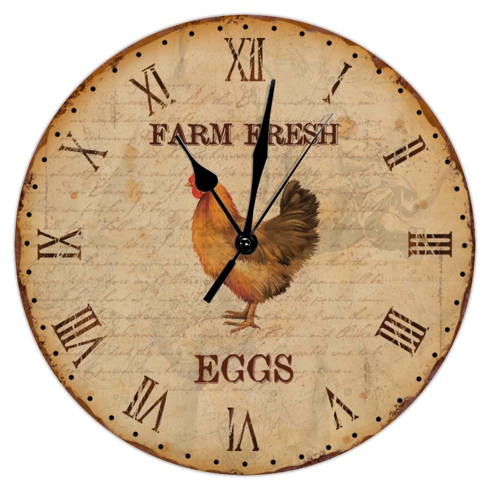 Horloge murale coq décorative pour rompre la monotonie
