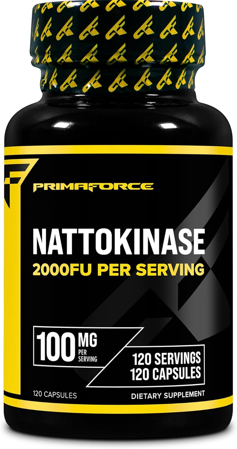 Primaforce Nattokinase (100mg) 2000 FU Per Serving, 120 Capsules