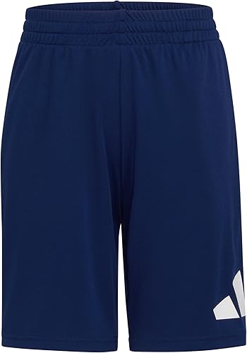 Adidas Boys' Essentials Big Logo Active Shorts, Dark Blue Adi, 4