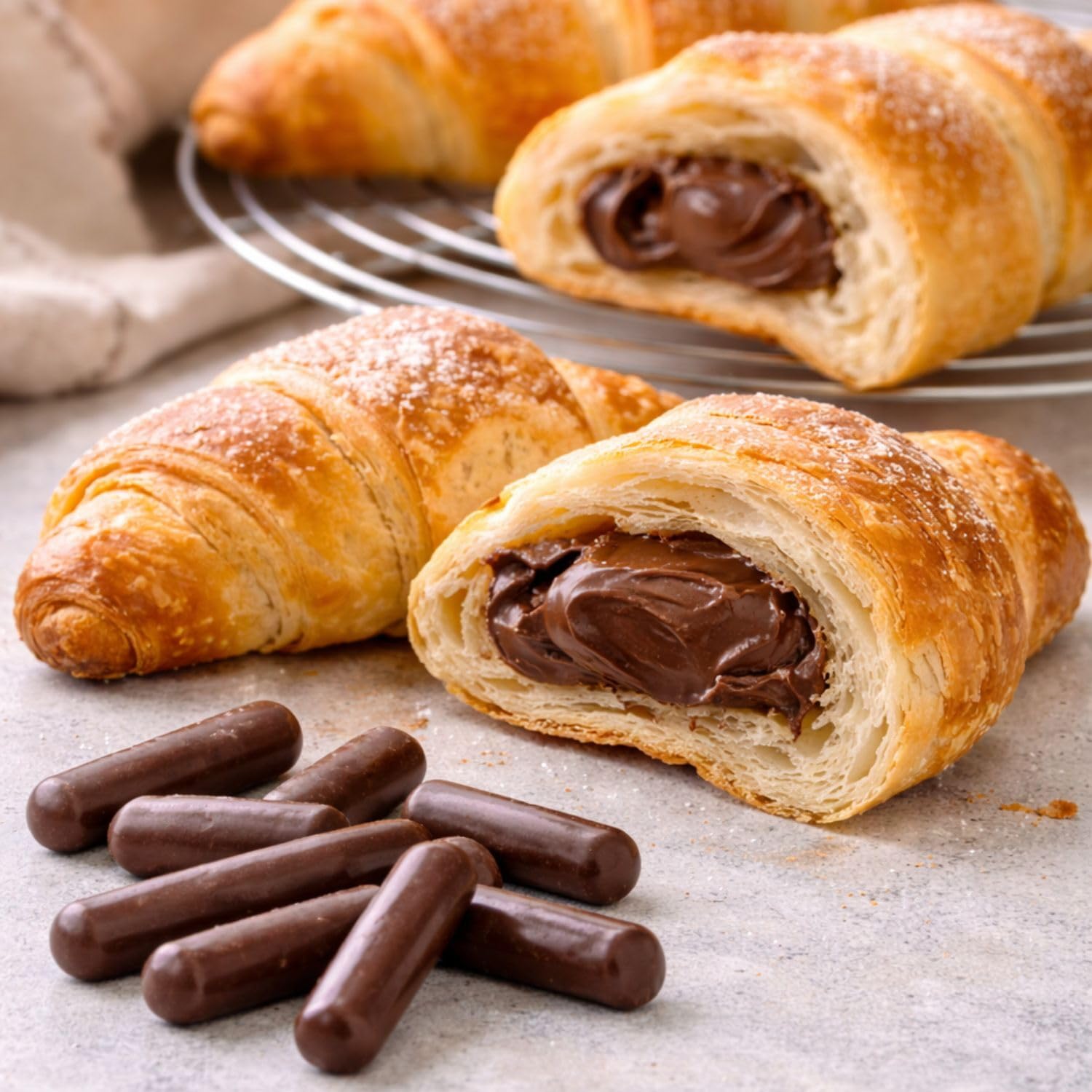 BARRITAS STICKS DE CHOCOLATE PARA RELLENO DE CROISSANTS - 5 KG