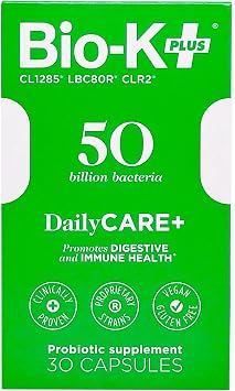 Bio-K Plus, Dailycare 50 Billion Probiotics, 30 Count