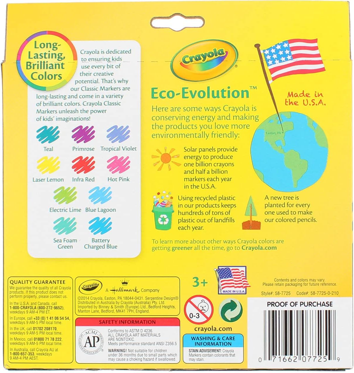 Crayola Bulk Buy Broad Line Markers 10 Pack Assorted Colors 58-7725 (3-Pack) image 3