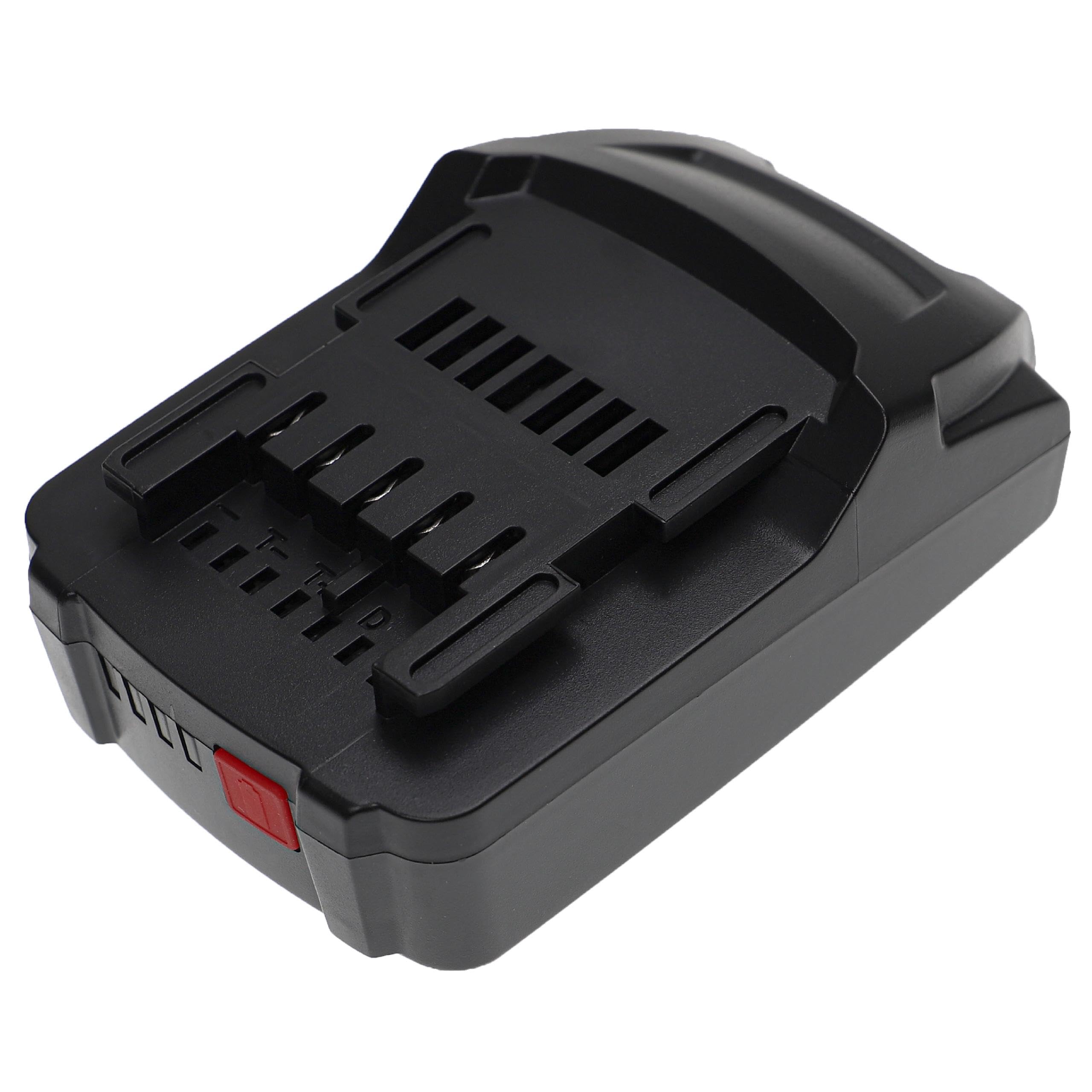vhbw Batterie Compatible avec Metabo GA 18 LTX G, GB 18 LTX BL Q I, GA 18 LTX G 600639850, GPA 18 Outil électrique (2000 mAh, Li-ION, 18 V)