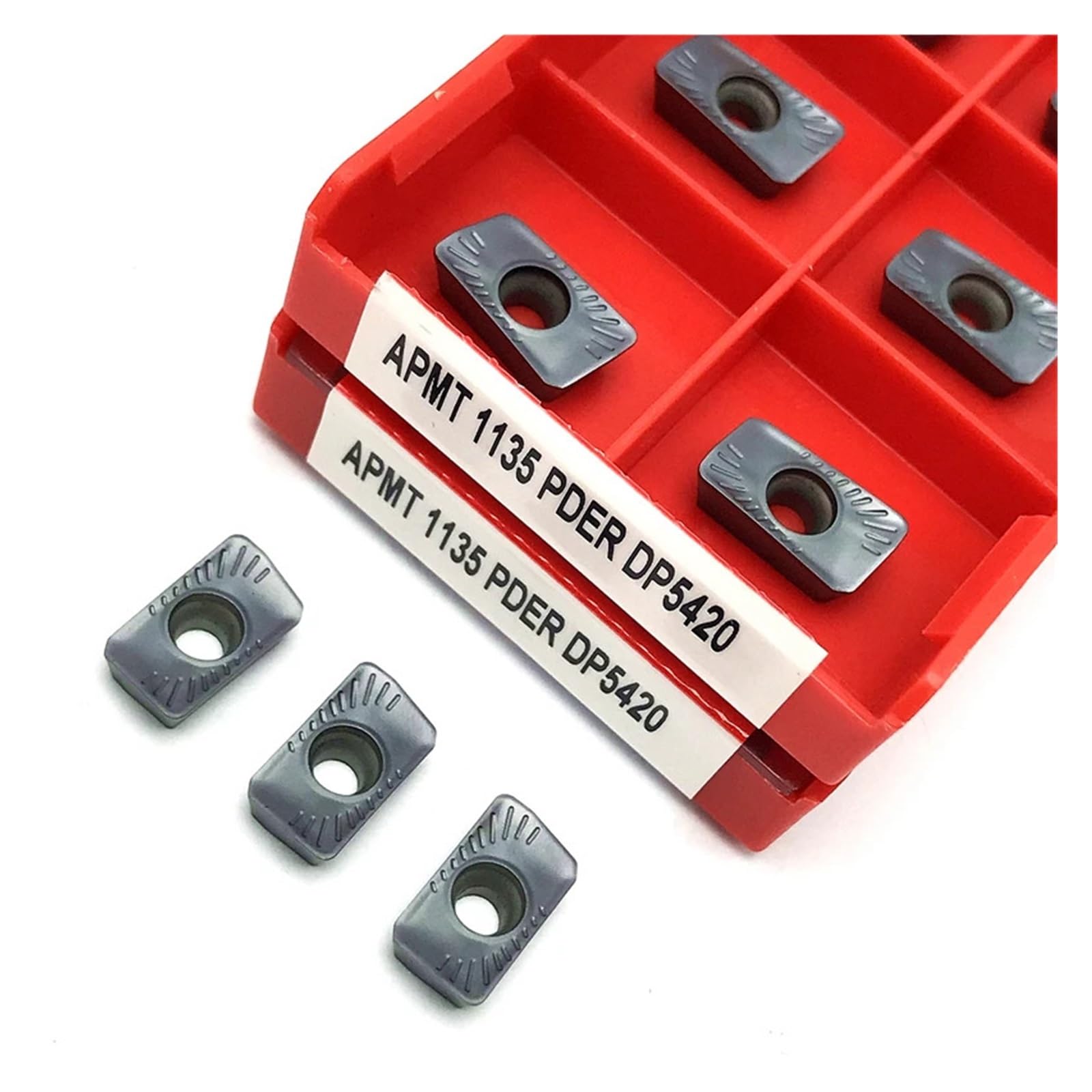 Fraises indexables APMT1135 DP5420 haute précision pour traitement de l'acier