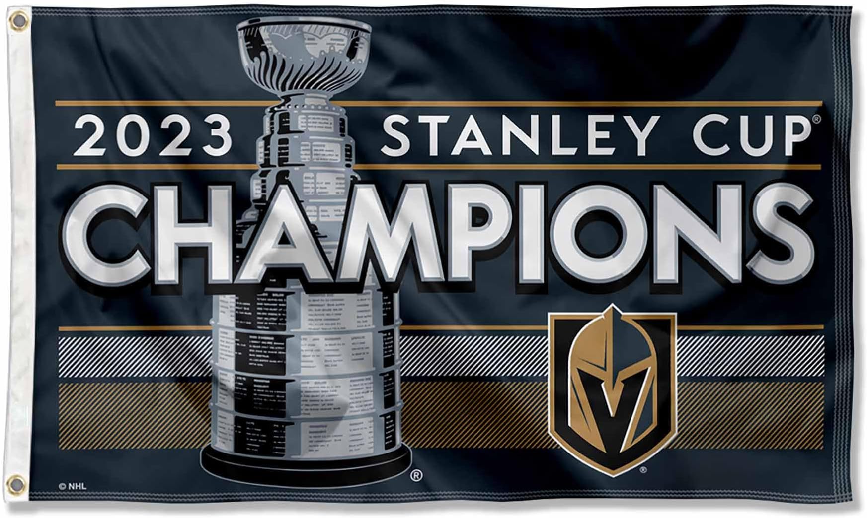 Wincraft Bandiera Vegas Golden Knights NHL 3x5 FT - Poliestere Con Occhielli - 6