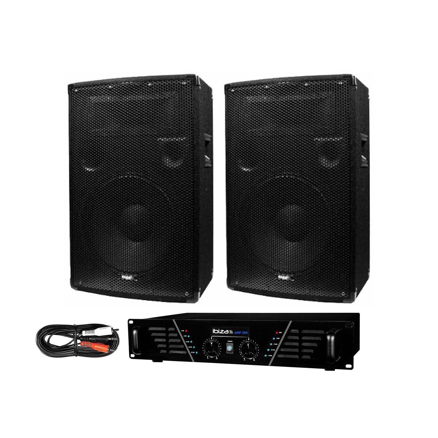 Pack Sono Special PC AMPLI 2x240W + 2 HP 2 x 600 W