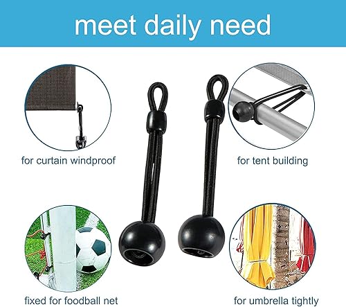 Miniatura 5 de Lihopefe Juego de 3 fundas de extremo de anillo de tracción, general para persianas enrollables al aire libreaccesorios de repuesto para persianas