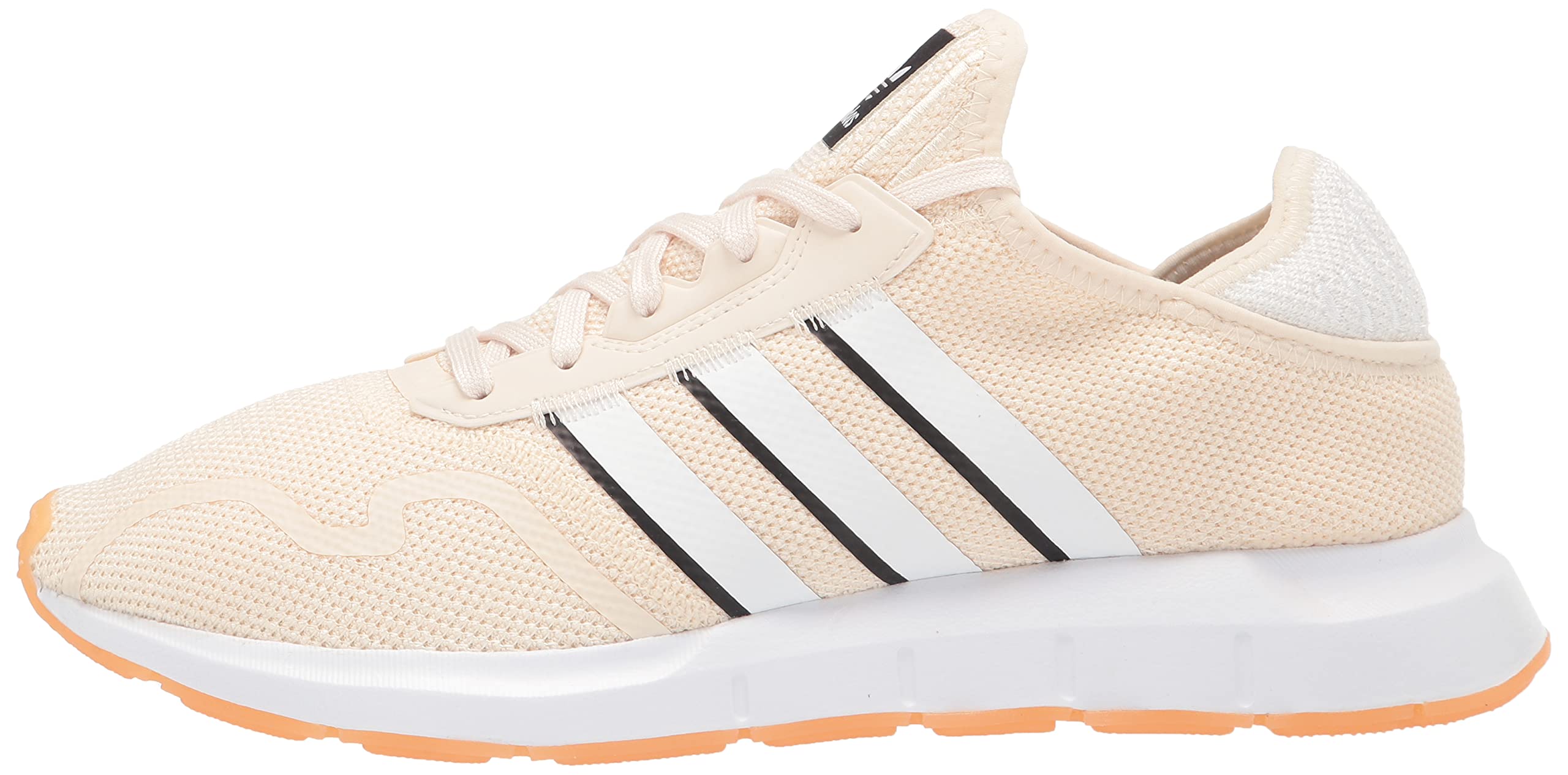 adidas Originals Women's Swift Run Sneaker, Wonder White/White/Black, 11