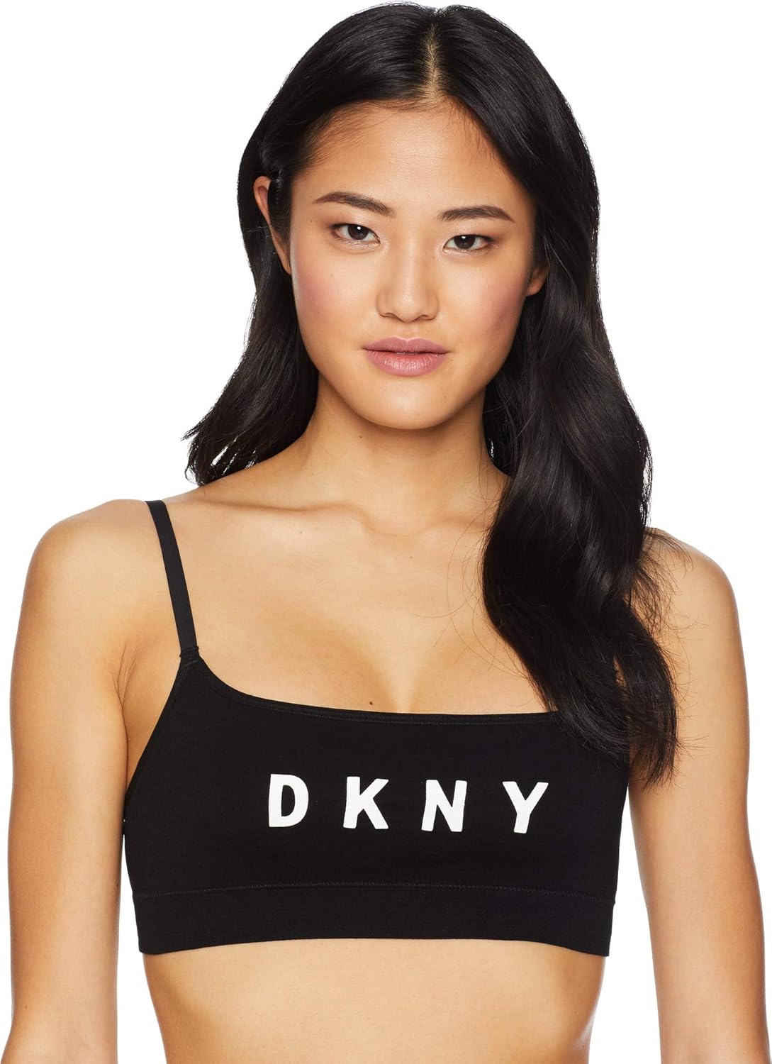 DKNY Women's Logo Scoop Wirefree Bralette