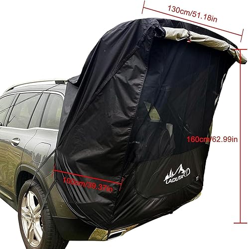 Toldo para puerta trasera para automóvil, camping, viajes por carretera, esenciales, tamaño mediano a completo, SUV, camioneta, impermeable, 118.110