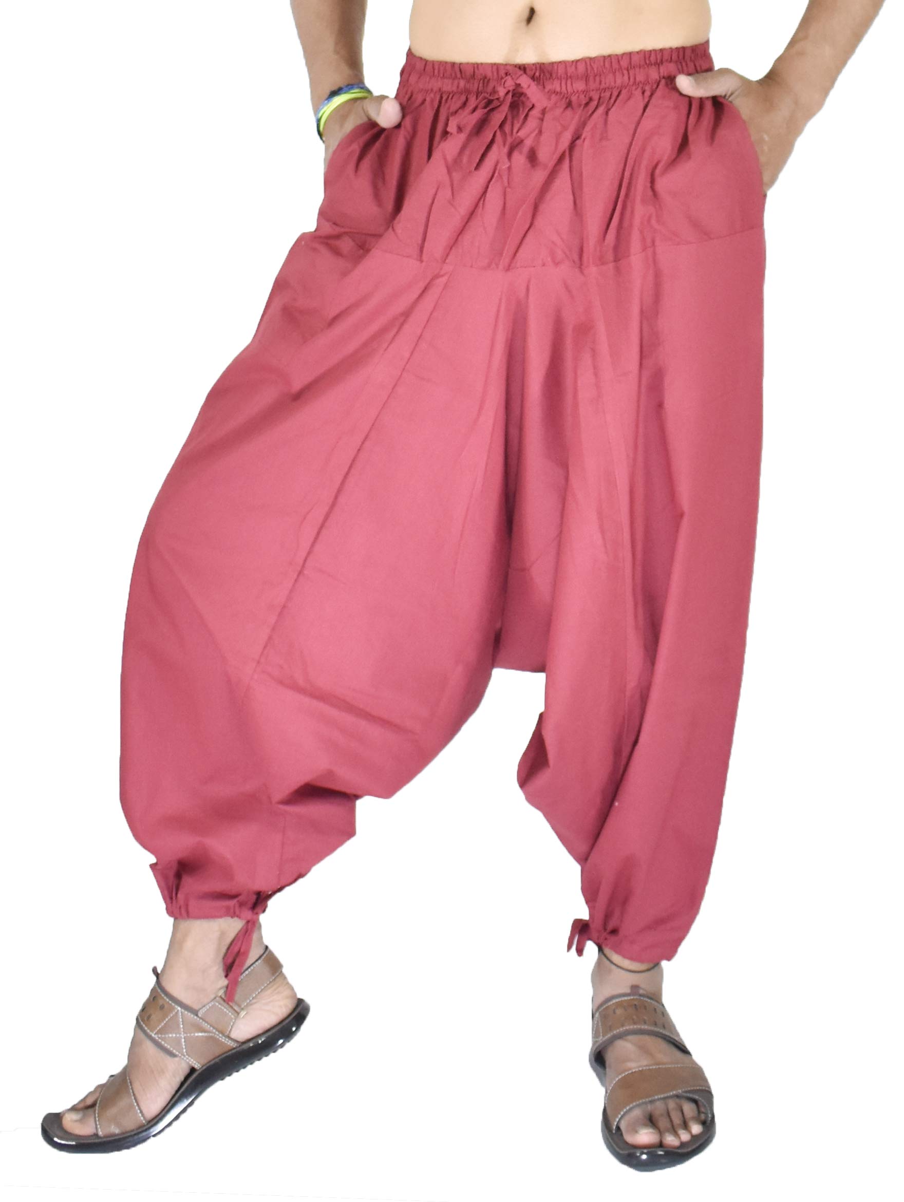 WhitewhaleMen's Loose Fit Harem Pants