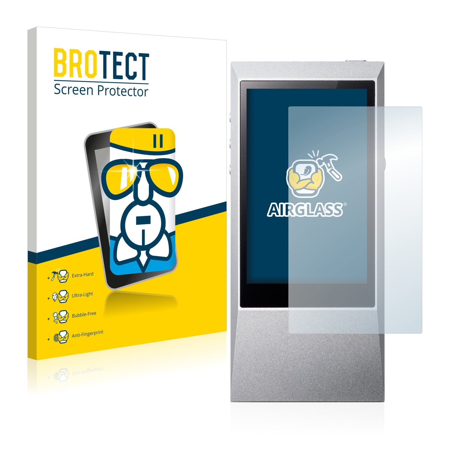 BROTECT Glass Screen Protector Film Compatible With Astell&Kern Kann