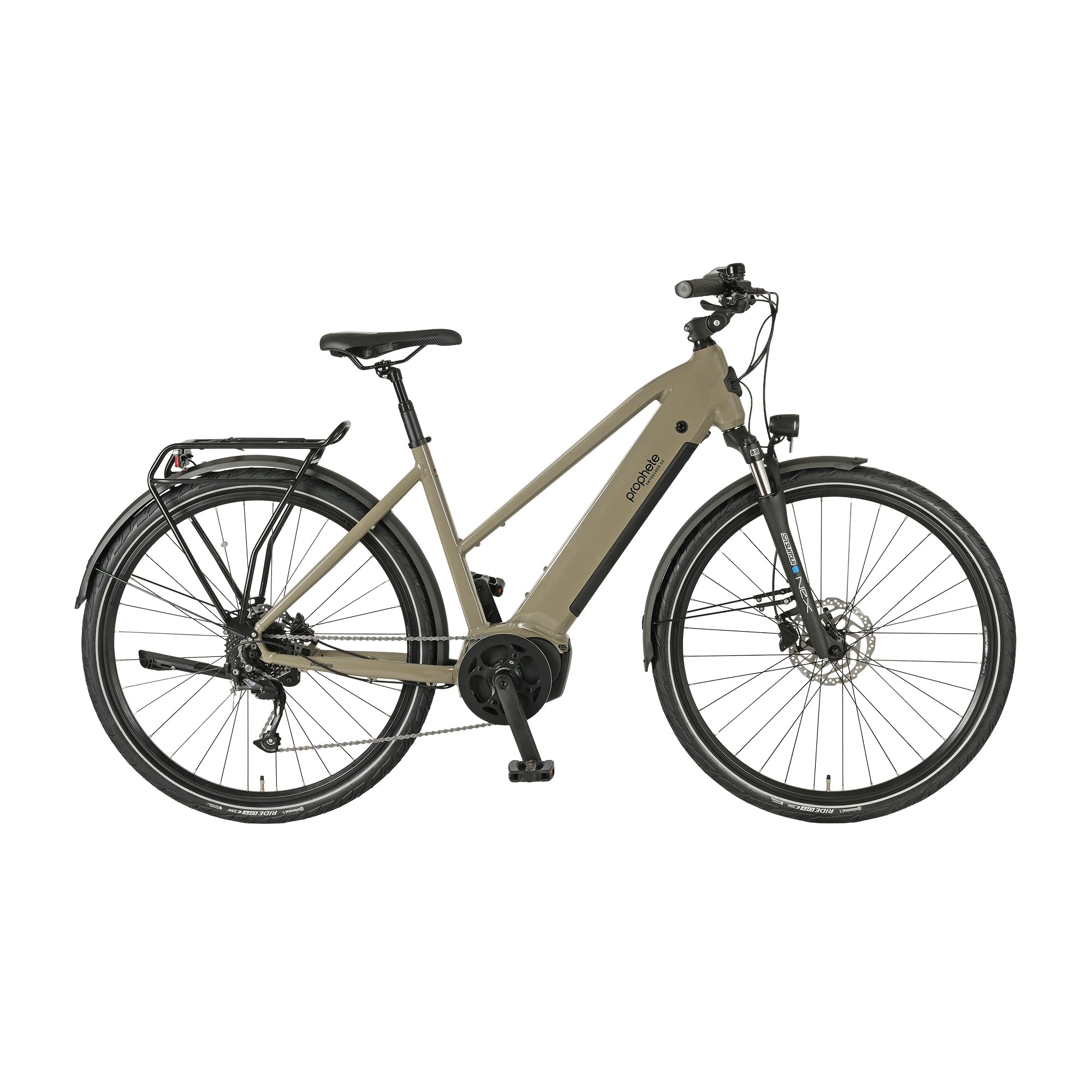 Prophete Entdecker 3.0 Trekking E-Bike 28 Zoll - 400 Wh - Integrierter Akku  - Mittelmotor - 9-Gang Kettenschaltung - HDY. Scheibenbremse - Rahmenhhe  50 cm : Amazon.de: Sport & Freizeit