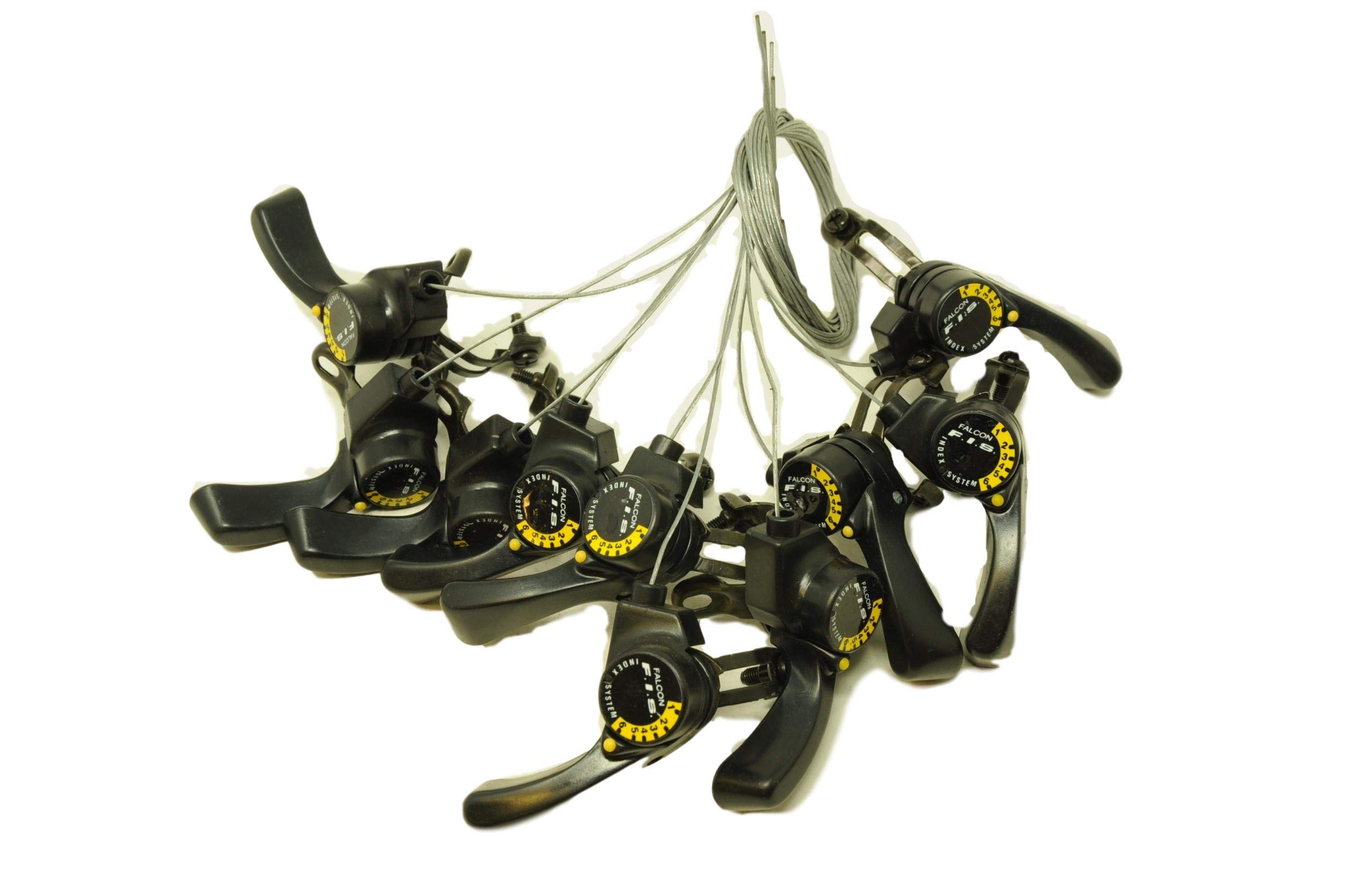 WHOLESALE JOB LOT 10x FALCON FIS INDEX 6 SPEED SHIMANO COMPATIBLE RIGHTHAND GEAR SHIFTER LEVERS DERAILLEUR