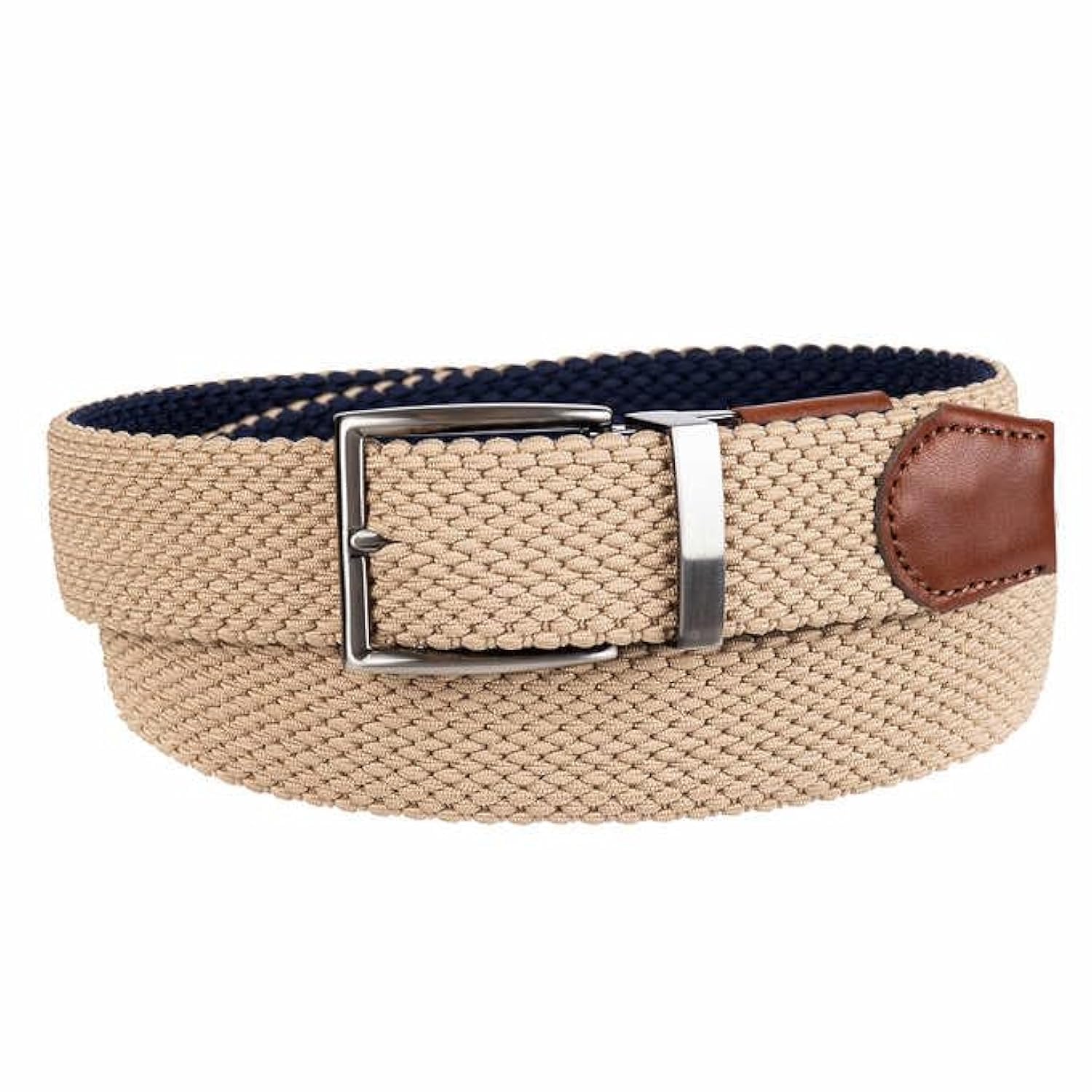 Tommy Bahama Men's Reversible Braided Stretch Belt