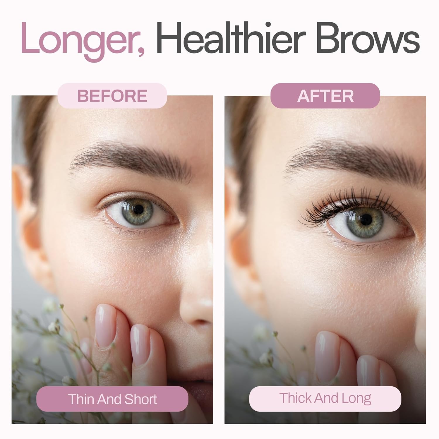 Foltene Eyelash & Eyebrow Treatment - Lash and Brow Serum with Applicator - Stimulate Growth for Thicker Longer Fuller Eyelashes & Eyebrows - Strengthening & Protective Effect - Nutrition Conditioner - Image 3