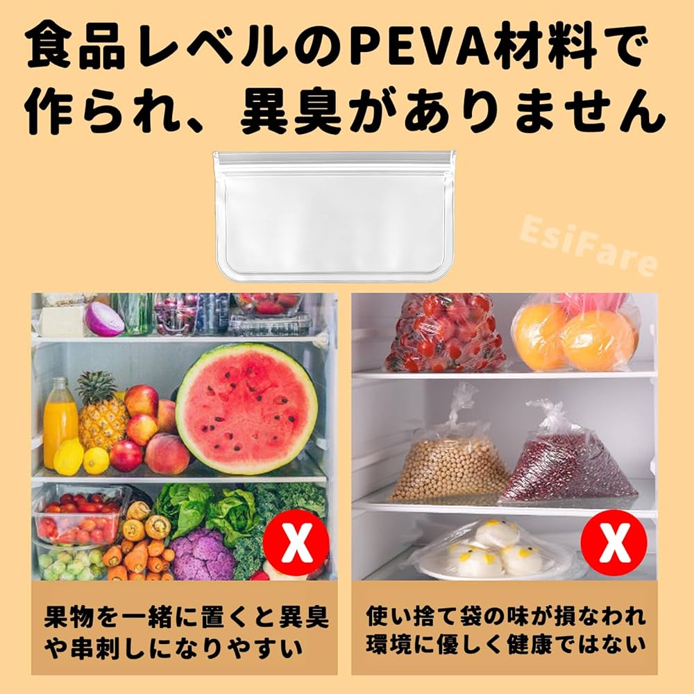 透明シリコン食品保存カバー Amazon | Zip Top (ジップトップ) 繰り返し使える食品保存袋 8点
