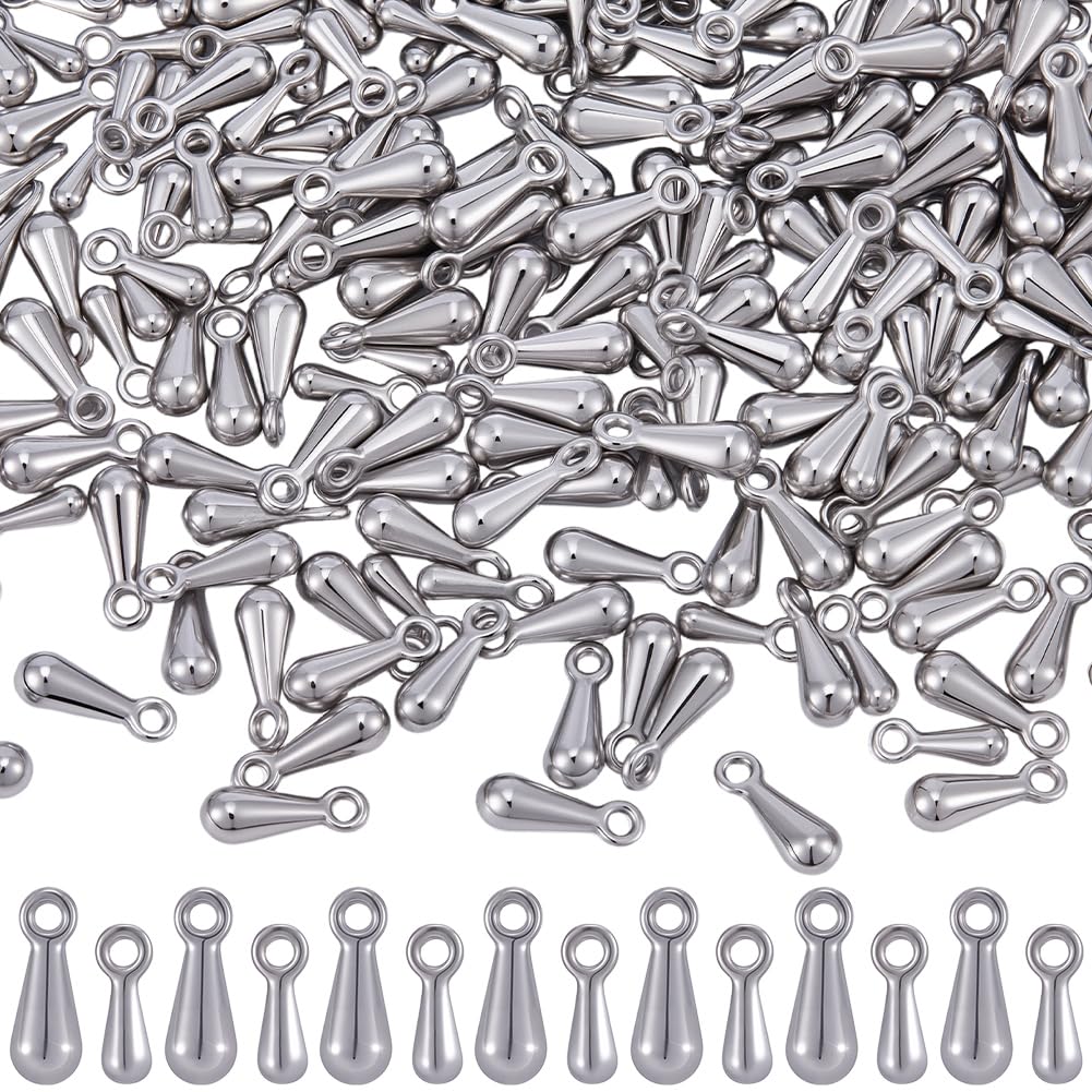 Pendentifs goutte argentés pour animer vos ateliers créatifs de bijoux fait main