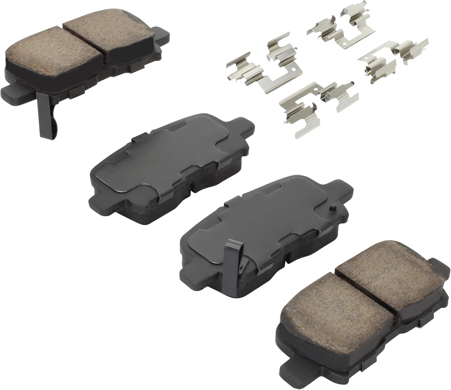 QUALITY-BUILT Rear Ceramic Brake Pads, Premium 1001-0865C, Compatible with 2001-2008 Acura/Honda (MDX,Odyssey,Pilot)