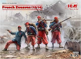 ICM ICM35709 1:35-French Zoaves (1914) 4 Figs