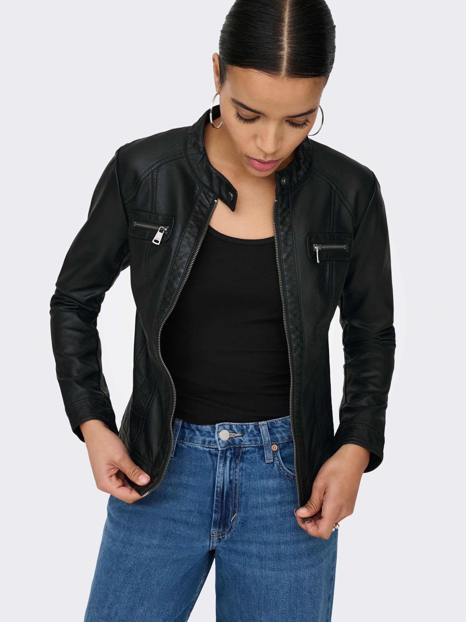 ONLY Faux Leather Jacket ONLBANDIT Faux Leather Jacket