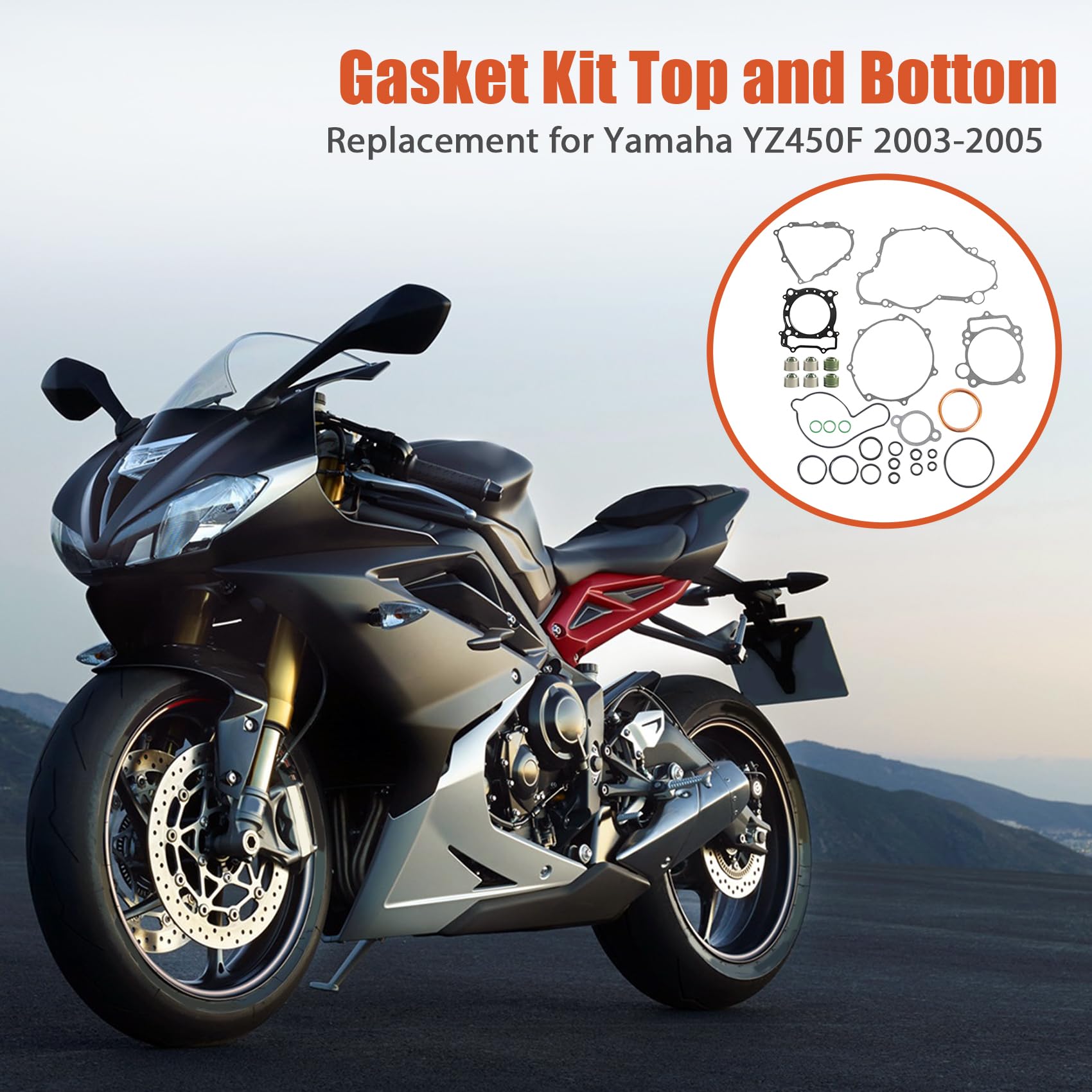 Amazon.com: labwork Gasket Kit Top and Bottom End Engine Set