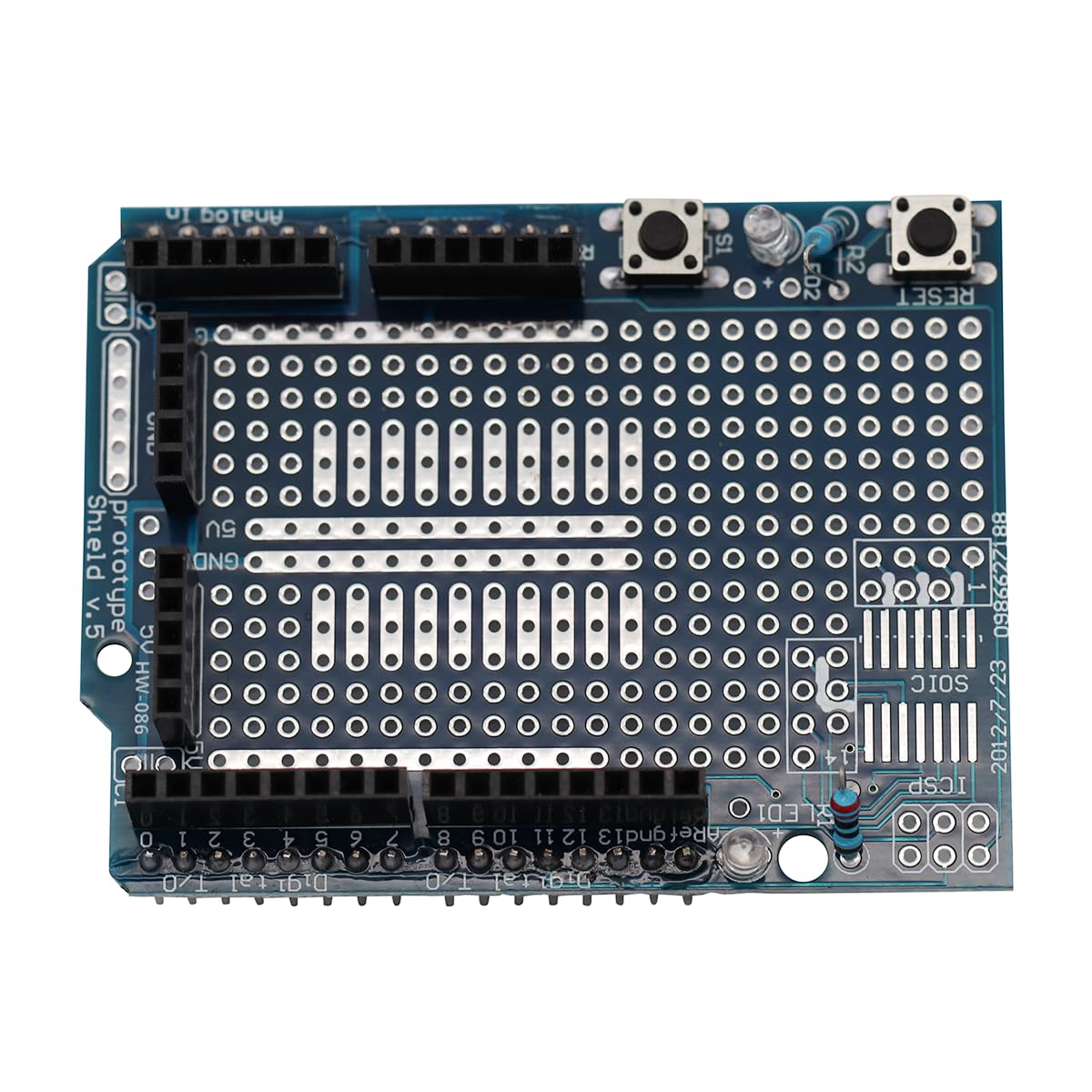 Prototipazione Prototype Shield Scheda di espansione con 170 Mini Breadboard Kit Breadboard Kit modulo di sviluppo Prototvping 3-5V (2 pezzi)