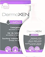 Dermoxen Limpador hidratante íntimo feminino. Sabonete íntimo ideal para secura, vermelhidão e coceira mesmo durante a menopausa. Com Aloe Vera. Testado em níquel. 200 ml