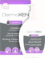 Dermoxen Limpador hidratante íntimo feminino. Sabonete íntimo ideal para secura, vermelhidão e coceira mesmo durante a menopausa. Com Aloe Vera. Testado em níquel. 200 ml