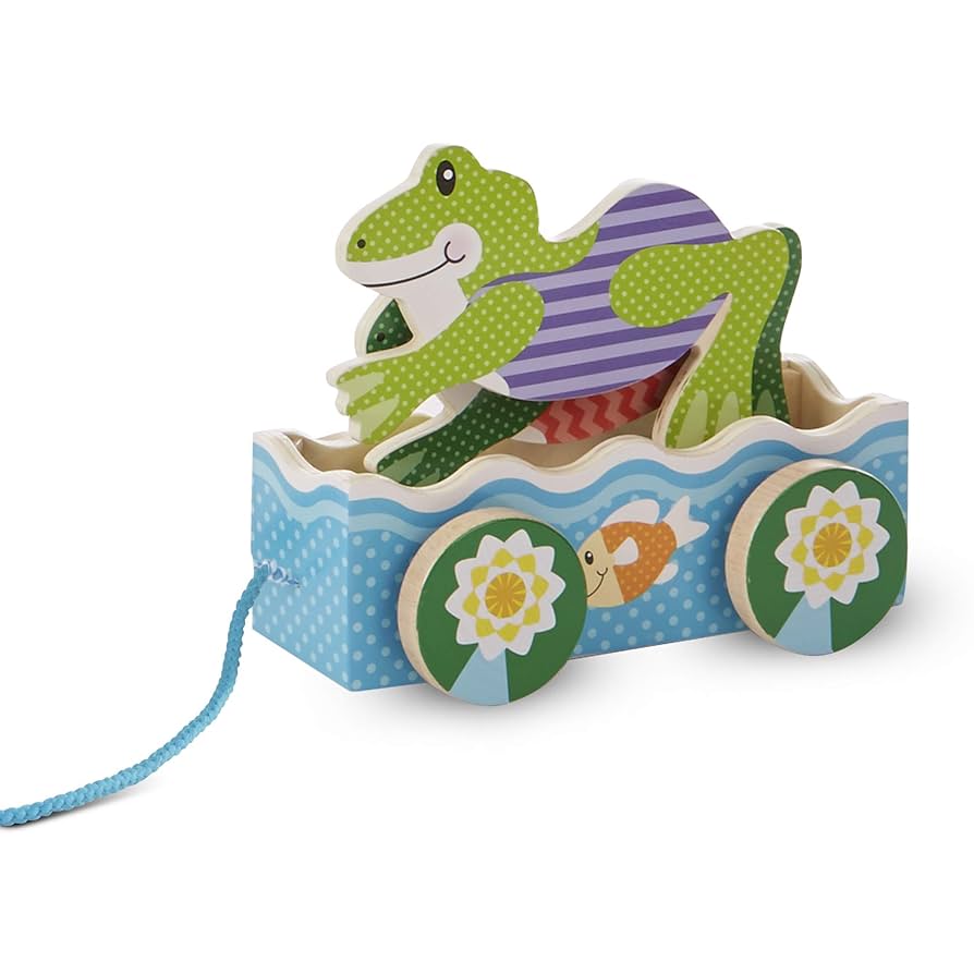 Amazon.com: Melissa & Doug First Play Friendly Frogs Wooden