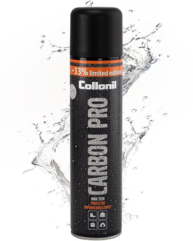 Collonil Carbon Pro XL Universal Shoe Protector Spray 13 5 fl oz Waterproof Stain-Resistant PFAS-Free Suede Protector for